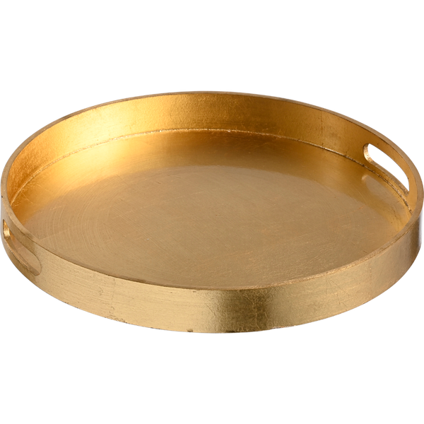 Lacquer Round Wooden Tray