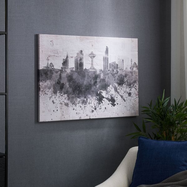 Dammam Skyline Canvas - Abyat