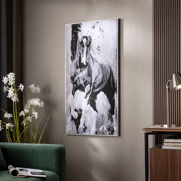 Floating Horse Canvas with Frame - ABYAT