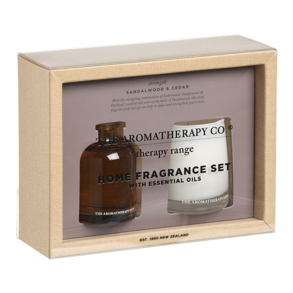 Therapy Sandalwood & Cedar Diffuser and Candle Set