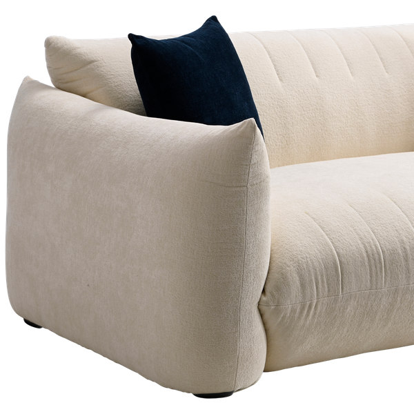 Material Sofia 3-Seater Sofa Fiber Wood