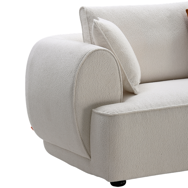 Material Isabella 3-Seater Sofa Ivory