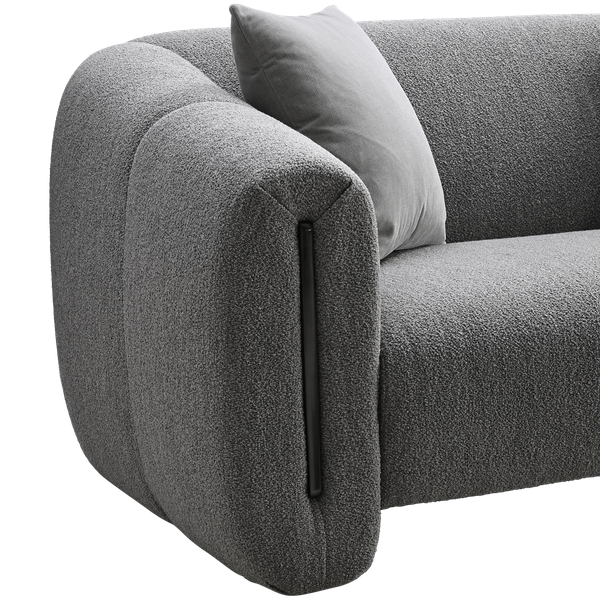 Material Bianca 4-Seater Sofa Grey