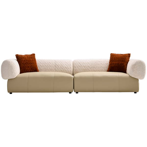 Alessia 4-Seater Sofa Beige