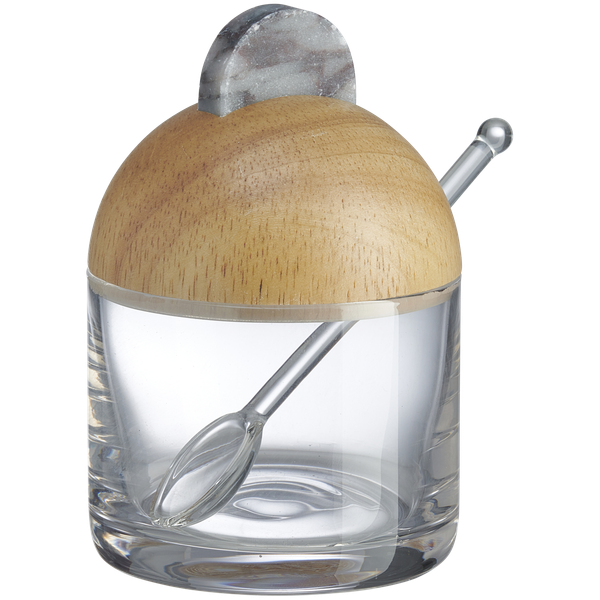 Marmo Rosso Sugar Jar