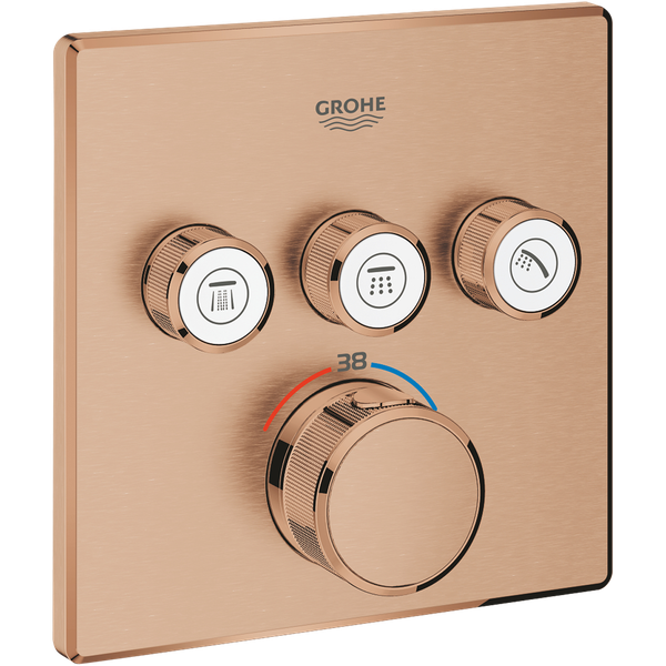 GROHE Grohtherm SmartControl Safety mixer for concealed installation with 3 valves