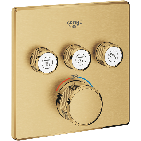 GROHE Grohtherm SmartControl Safety mixer for concealed installation with 3 valves